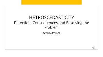 Hetroskedasticity | Consequences, Detection | Basic Econometrics | Easy #econometrics | Lecture 10