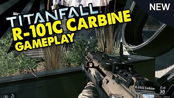 Titanfall - R-101C Carbine Assault Rifle Gun Gameplay On New Map CORPORATE