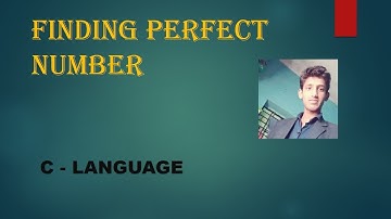 How to find out Perfect number in C programing