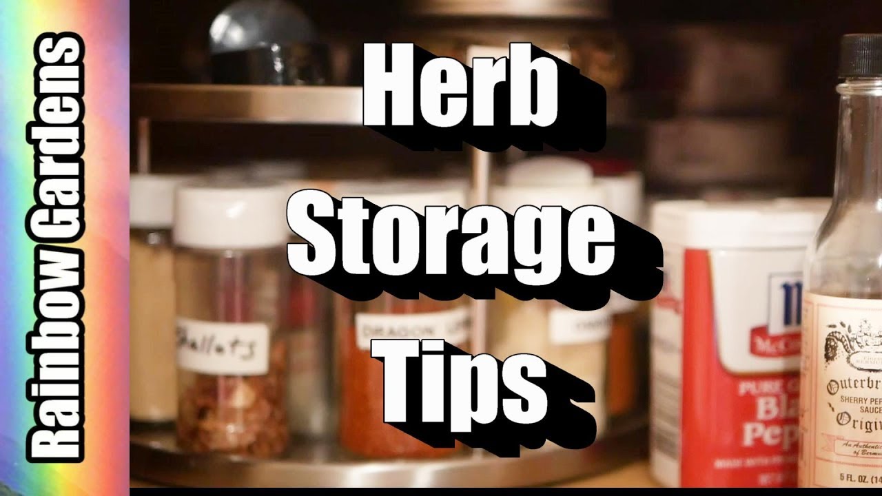 A Peek at My Indoor Herb and Spice Storage plus Tips for Storing