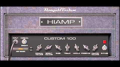 AmpliTube Custom Shop HiAmp Sound Demo - Matthias Zalepa