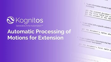 Kognitos Legal Automation: Motion For Extension Extraction