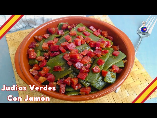 Judías verdes con jamón - El horno de vapor