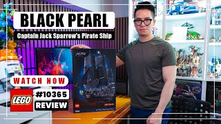 LEGO ICONS REVIEW | Captain Jack Sparrow’s Pirate Ship Black Pearl | 10365 vs 4184 ⚓️🖤