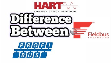 Difference Between Foundation fieldbus,  Profibus and Hart Communication protocol