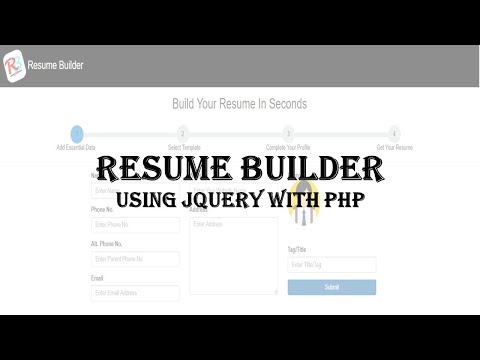 resume-builder-system-jquery,-php,-mysql