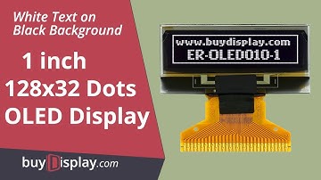 White Serial I2C 1"OLED Display Module 128x32,SSD1306 Controller