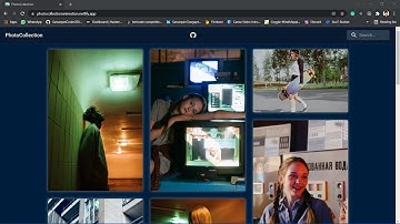 Photo Collection Animation Made With #React, #Redux and #Material-UI with #Pexels #API Integration