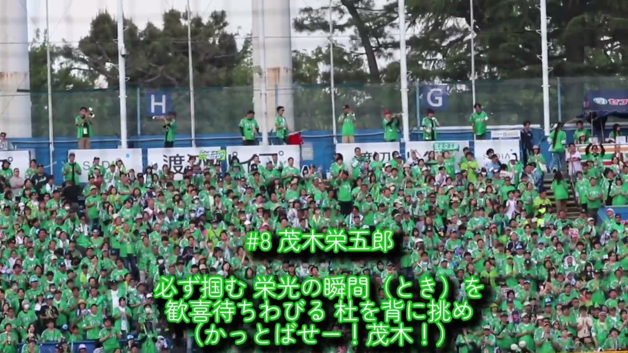 東京ヤクルトスワローズ 茂木栄五郎 応援歌【歌詞有り】【ハモリ有り