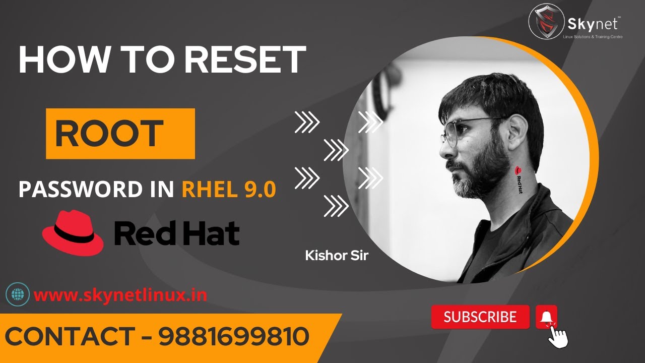 How To Reset Root Password In Rhel 9 0 basic linux linuxcommands how-to-reset-root-password-in-rhel-9-0-basic-linux-linuxcommands