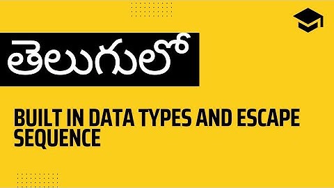 Part:2 Built in data types and escape sequence in c# #c# #datatype #datatypes #builtindatatypes