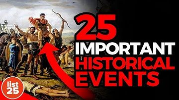 25 Important Historical Events You Didn