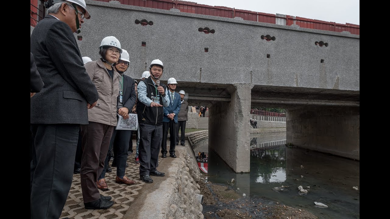 視察雲林溪掀蓋計劃總統允諾做雲林的後盾 一起解決問題建設雲林