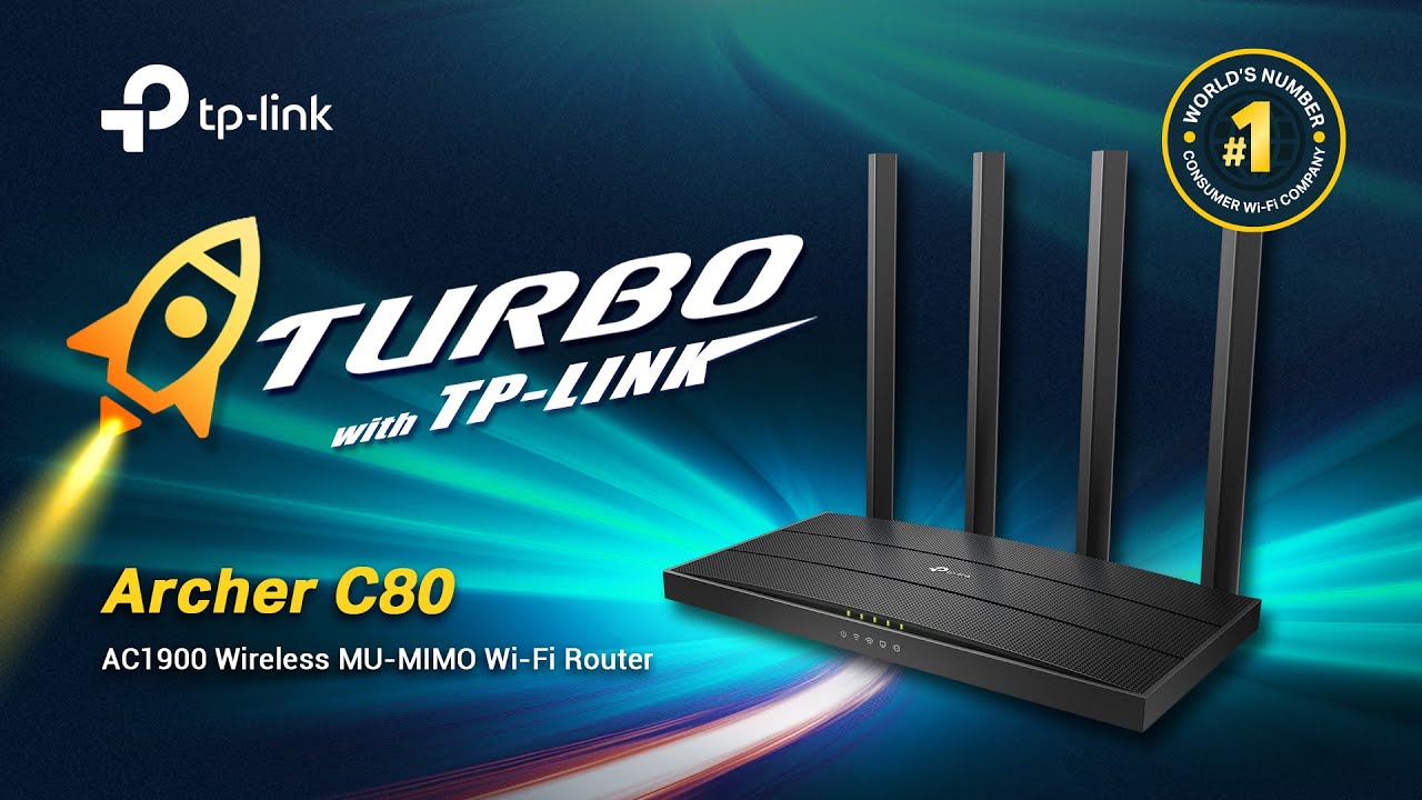 TP-Link Archer C80 AC1900 Wireless AC Router WiFi Speed Test - YouTube