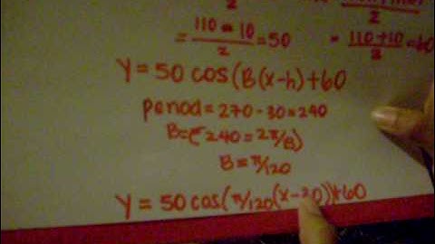 Applications of Sinusoidal Functions (Part 1)