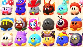 Kirby's Dream Buffet - All Costumes & Colors