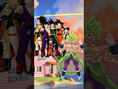 Goku Family Vs Broly Dbz Dragonballdaima Dragonball Goku Gohan Broly Vegata Dragonballsuper