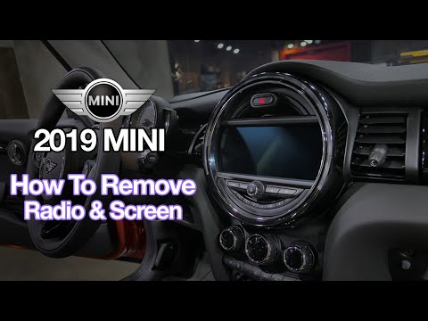 How to remove radio,screen 2019 MINI by 인디웍 indiwork