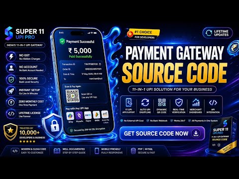 No GST? No Current Account? 😎 | Create UPI Payment Gateway (11-in-1 Source Code)
