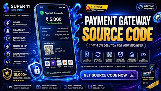 No GST No Current Account 😎 | Create UPI Payment Gateway (11-in-1 Source Code)