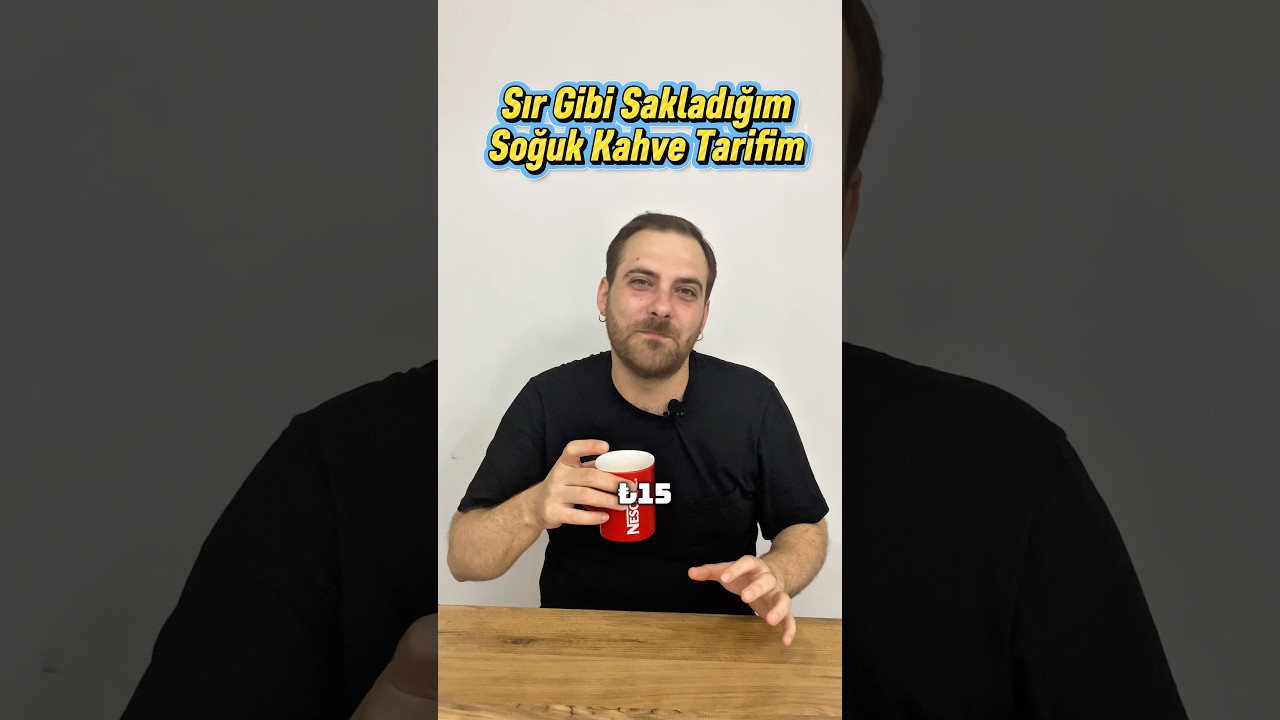 Pratik ve Lezzetli Soğuk Kahve Tarifi🧋 Pratik ve Lezzetli Soğuk Kahve Tarifi🧋