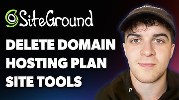 How to Delete Domain in Siteground Hosting Plan Site Tools (Full 2025 Guide)