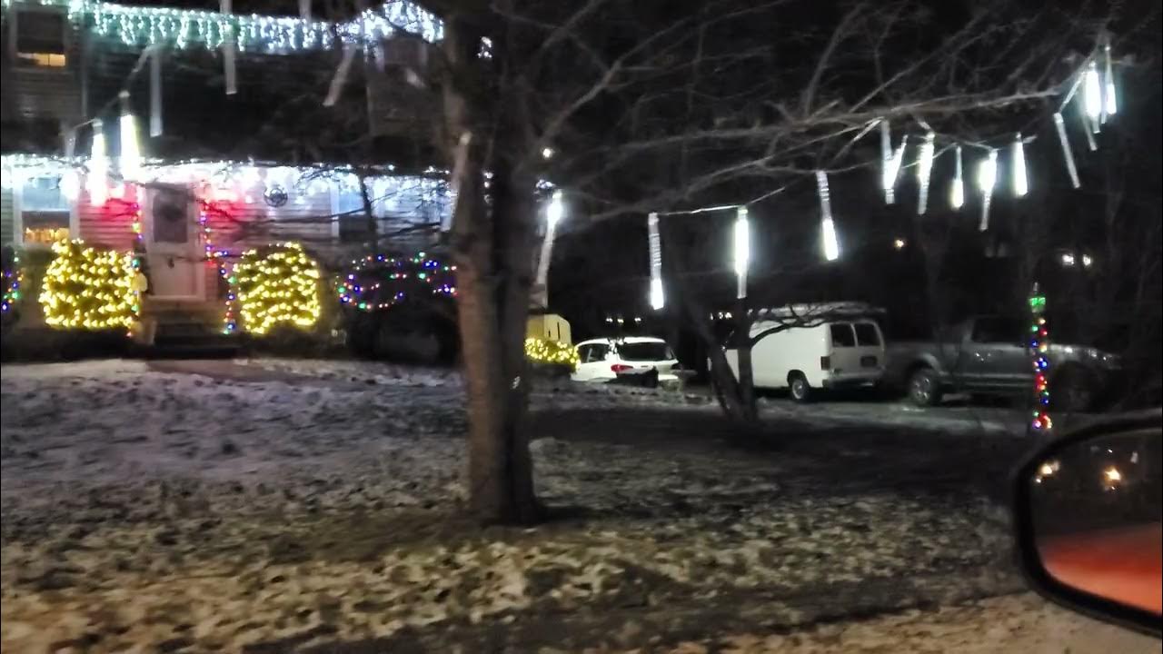 Christmas Lights in Haverhill, MA USA Part 1 YouTube