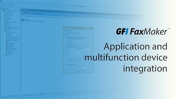 Application and multifunction device integration | GFI FaxMaker