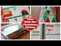 Plan with me weekly planner session christmas edition 2014