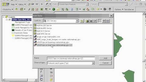 GIS: WMS Map Services in Arc9.x