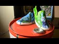 Роспись джинсовых кед Алиса в стране чудес | Painted denim sneakers Alice in Wonderland