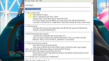 [gỡ lỗi java] - Bài 2: hướng dẫn làm ứng dụng helloworld trên màn hình Console trong java