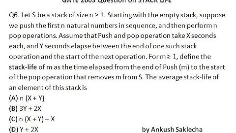 STACK LIFE GATE Question