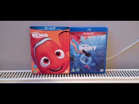 Finding Nemo 2-Movie Collection Blu-ray 3D Unboxing