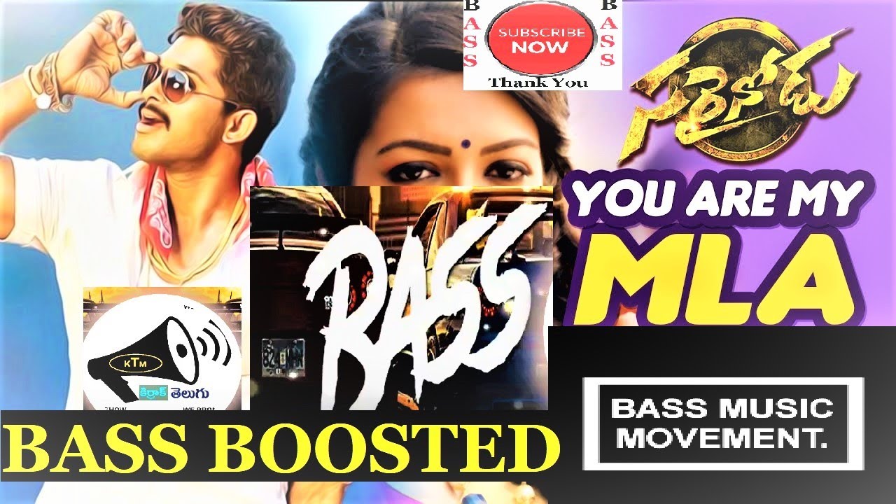 Telugu Bass Boosted Songs New telugu bass songs Dj Top 3 Full YouTube