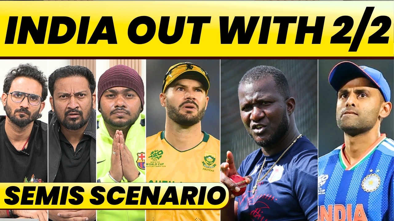 WI BIG WIN, SA BIG WIN. INDIA OUT EVEN AFTER 2 WINS, NET RUN RATE & LAST POSSIBLE SCENARIO.