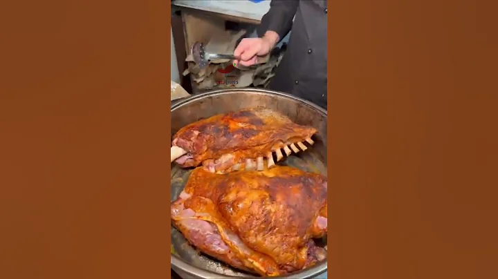 Lamb Rib Pilaf Stuffed Rack#food#cooking#foodie#trendingshorts#recipe#viralvideo#delicious#lambribs.