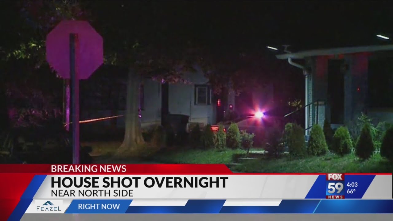 House shot up overnight on College Ave. YouTube