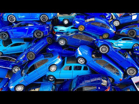 Blue Collection Cars Diecast: Showcasing Diecast Cars