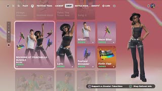 EVERY Coachella Skin Is In The Item Shop + Some RARE Skins Return!