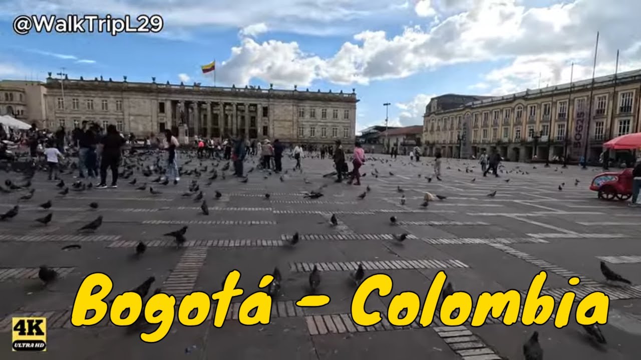 Walking Through La Candelaria | Bogotá, Colombia [4K] 🚶📹🎉🎨❤️🌏 