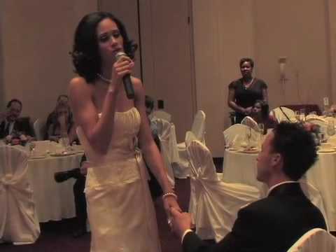 Nikki singing Javier's "In Your Hands" to her new husband, Vinnie on their wedding day!