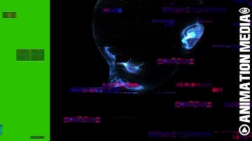 COMPUTER TECH GLITCH HACKER | GREEN SCREEN OVERLAY ANIMATION FX [CCM]