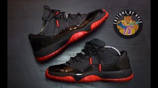 jordan 11 bred custom