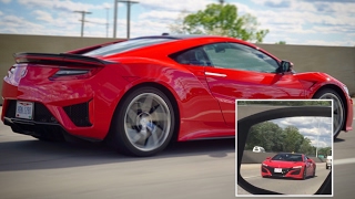 2017 Acura Nsx Blasting Down The Highway
