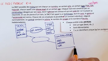Créer un MCD (Modèle Conceptuel de Données) / Modèle EA - Méthode & Exemple - Bases de données