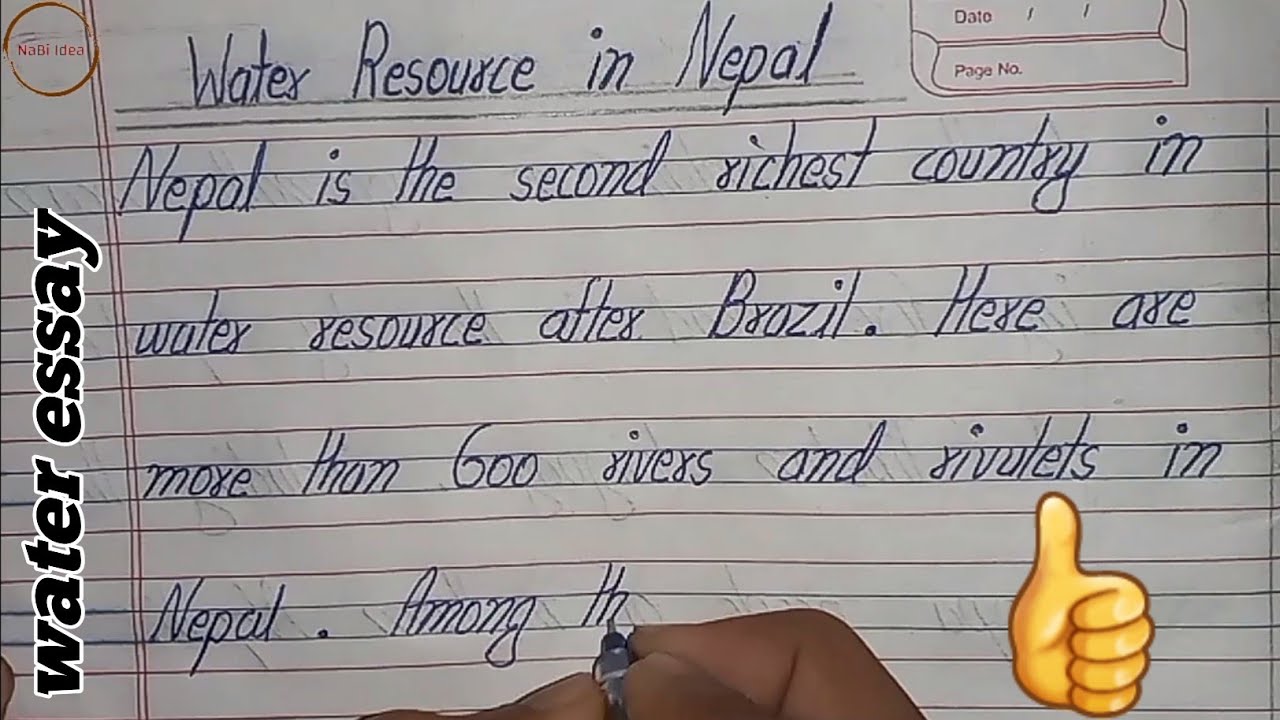 importance of water resources in nepal essay