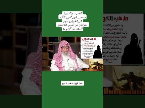 ما معنى حديث يمرقون من الدين كما يمرق السهم من الرمي الشيخ صالح الفوزان