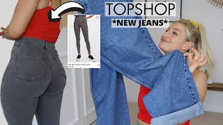 TOPSHOP NEW JEANS REVIEW | TRY ON HAUL | AD