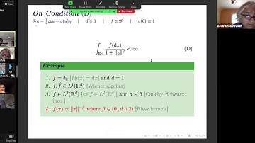 Davar Khoshnevisan (Utah) -- Ergodicity and CLT for SPDEs